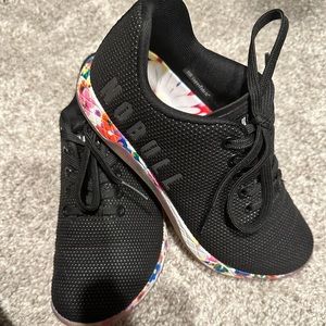 NOBULL black floral trainer